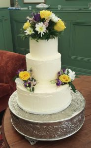 wedding cake flowers